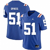 Florida Gators 51 Brandon Spikes Blue Throwback College Football Jersey Dzhi,baseball caps,new era cap wholesale,wholesale hats